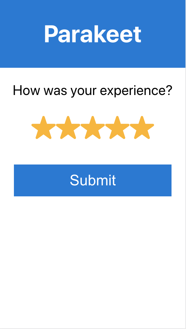 GitHub - toshvelaga/parakeet: Restaurant and SMB feedback app. Scan a ...
